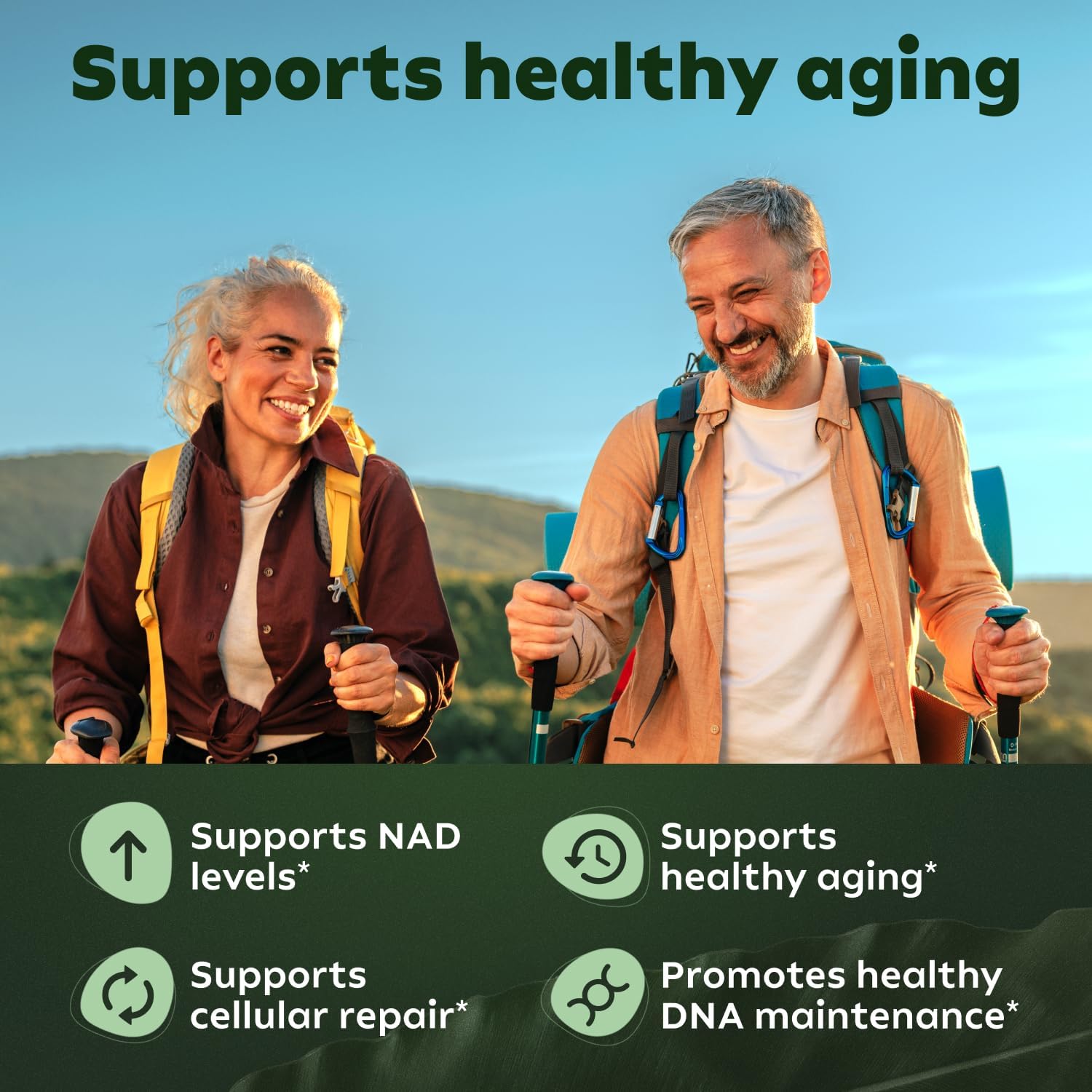 Reus Research NR900 - NAD+ Supplement for Skin Aging Support, Energy, and Focus - 80